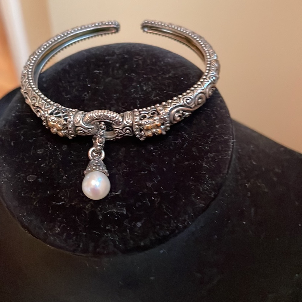 Barbara Bixby 18K Sterling Pearl Bracelet - Picture 2 of 7